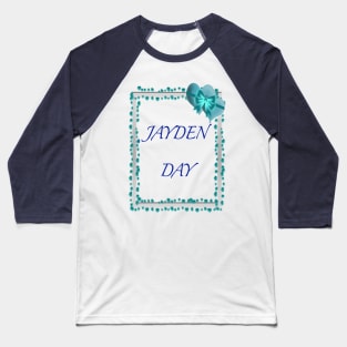 JAYDEN DAY BLUE AND YELLOW 1 NOVEMBER Baseball T-Shirt